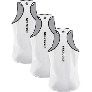 GetUSCart- Neleus Women's 3 Pack Compression Athletic Tank Top for Yoga  Running,Green,Blue,Red,3XL